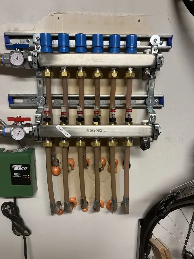 Plumber performing Leak Detection at a residential property in Forestville